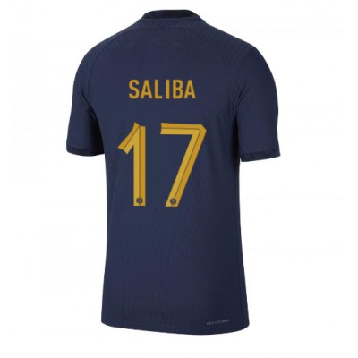 Pánský Fotbalový dres Francie William Saliba #17 MS 2022 Domácí Krátký Rukáv